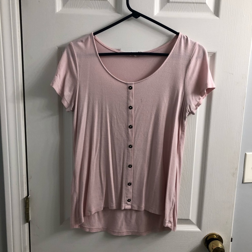 Button down tee